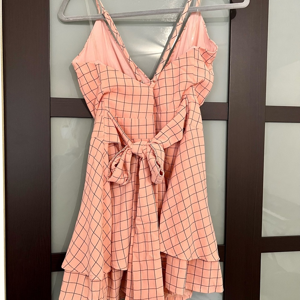 Edgy but girly pink romper